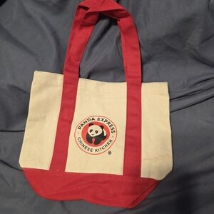 Panda Express Tote Bag Red and Cream